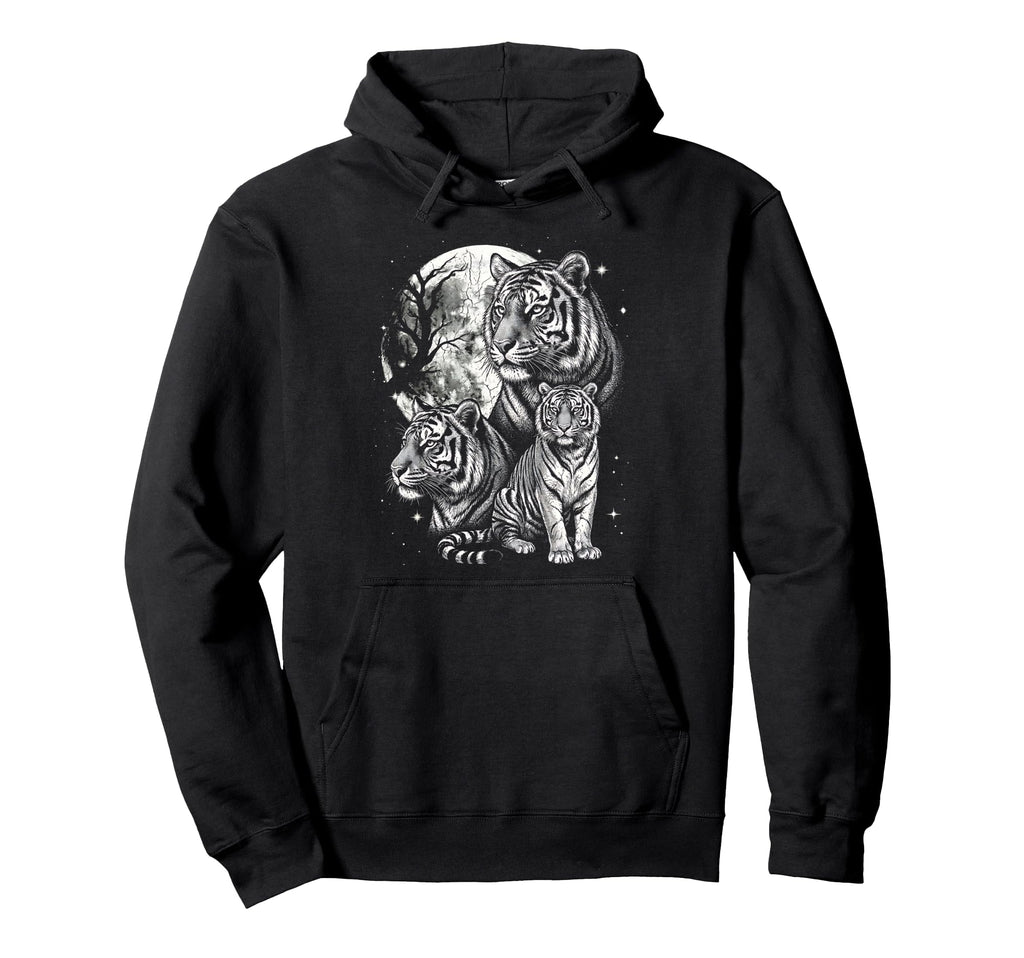 Tiger 90S Aesthetic Y2K Tiger Hoodie - Novelty Apparel for Adults - T-Shirt, Sweatshirt, Hoodie
