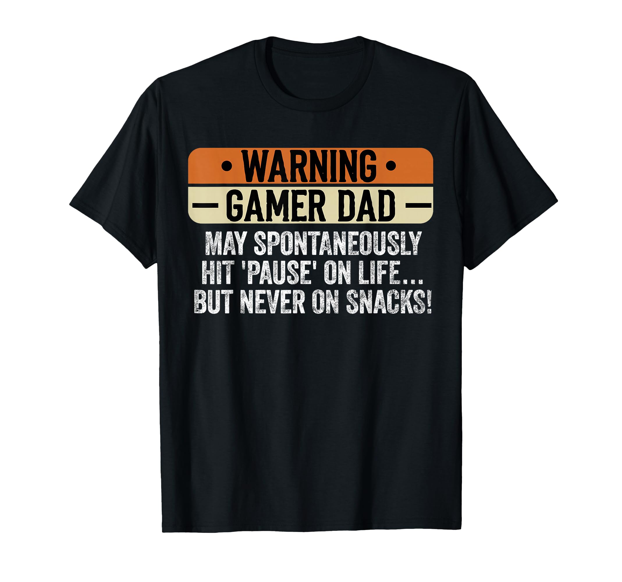 Warning Gaming Dad Video Game Father Day T-Shirt - Novelty Apparel Unisex - T-Shirt, Sweatshirt, Hoodie