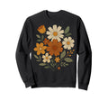 Wildflower Boho Floral Earthy Sweatshirt - Streetwear Style for Adults - T-Shirt, Sweatshirt, Hoodie