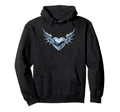 Y2K Cyber Sigilism Tribal Wing Hoodie - Fun Novelty Design for Adults - T-Shirt, Sweatshirt, Hoodie