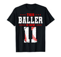 This Baller Is Now 11 Birthday T-Shirt - Casual Everyday Wear Men Women - T-Shirt, Sweatshirt, Hoodie