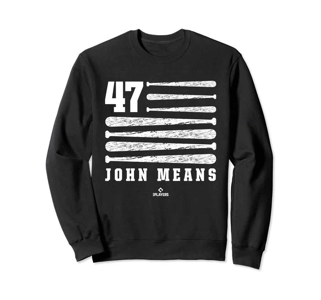 John Means Flag Baltimore Sweatshirt - Casual Everyday Wear for Adults - T-Shirt, Sweatshirt, Hoodie