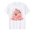 Strawberry Milk Kawaii Vaporwave T-Shirt - Unique Graphic Men Women - T-Shirt, Sweatshirt, Hoodie