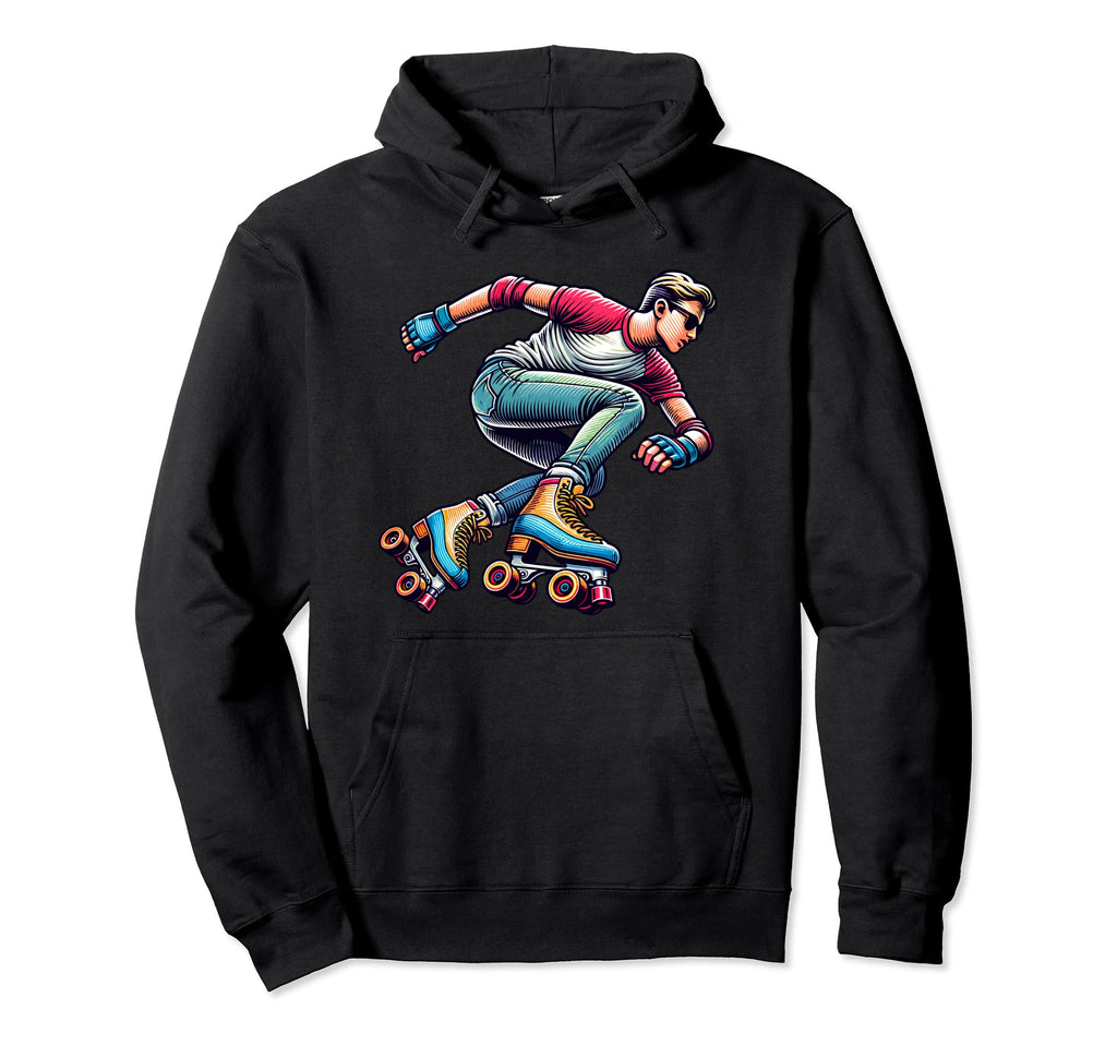 Professional Roller Skater Skating Hoodie - Unique Graphic Unisex - T-Shirt, Sweatshirt, Hoodie