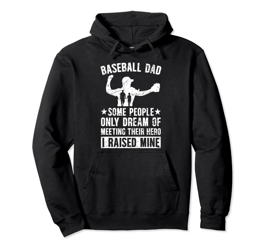 Baseball Dad Proud Father Baseball Player Hoodie - Novelty Apparel Unisex - T-Shirt, Sweatshirt, Hoodie