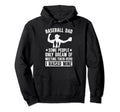 Baseball Dad Proud Father Baseball Player Hoodie - Novelty Apparel Unisex - T-Shirt, Sweatshirt, Hoodie