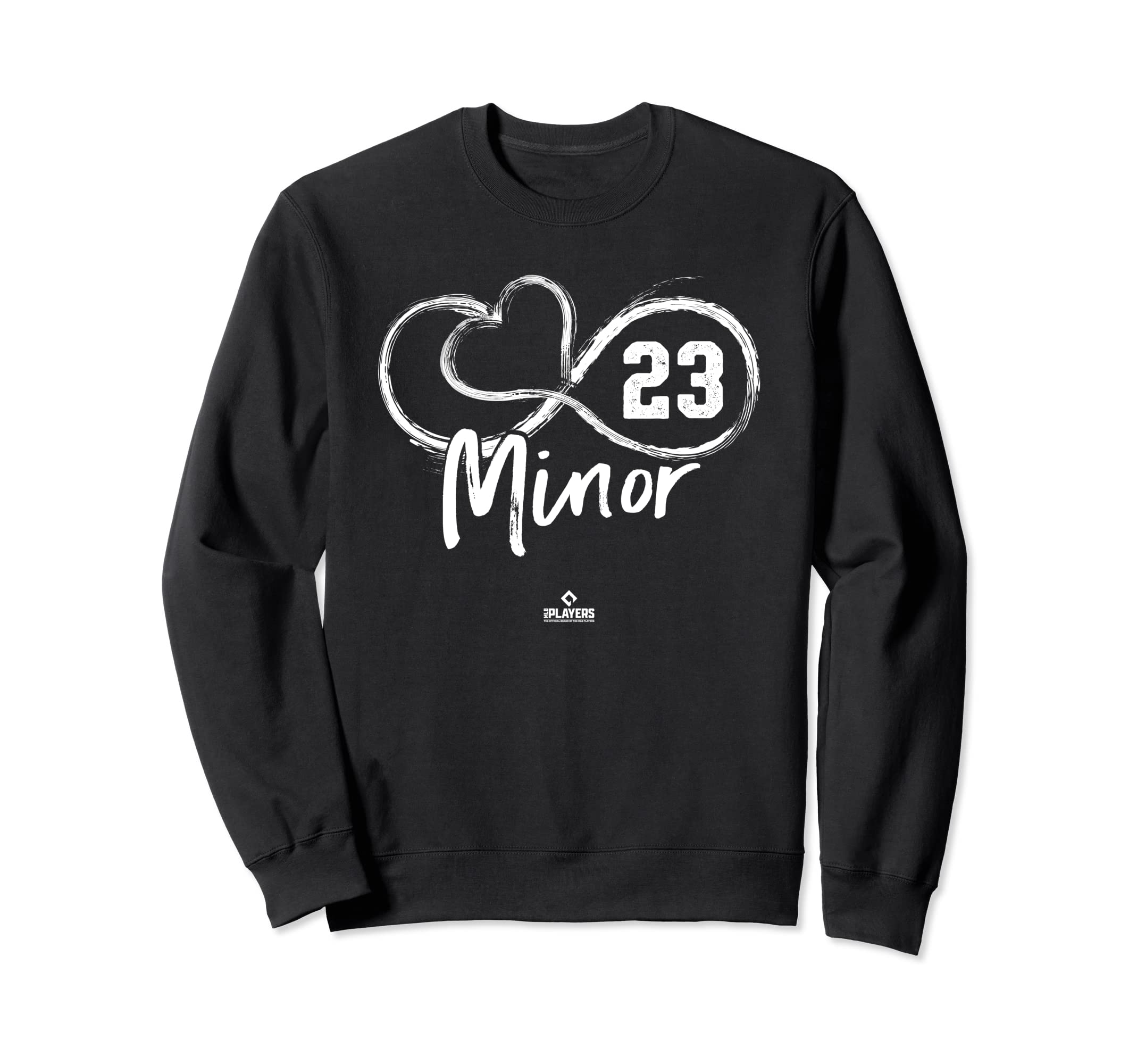 Mike Minor Infinite Heart Kansas Sweatshirt - Novelty Apparel for Adults - T-Shirt, Sweatshirt, Hoodie
