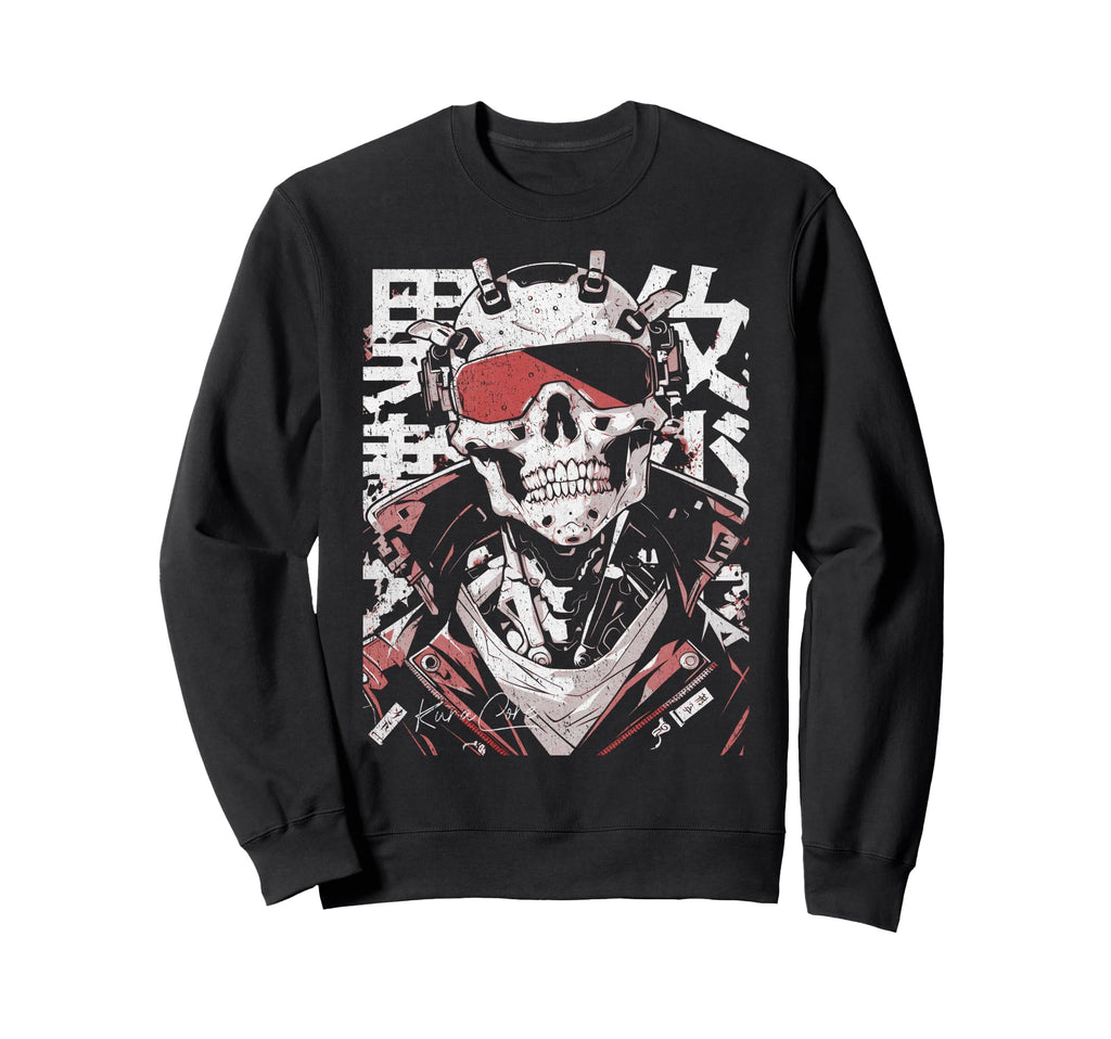 Japanese Streetwear Cyberpunk Y2K Sweatshirt - Streetwear Style Men Women - T-Shirt, Sweatshirt, Hoodie