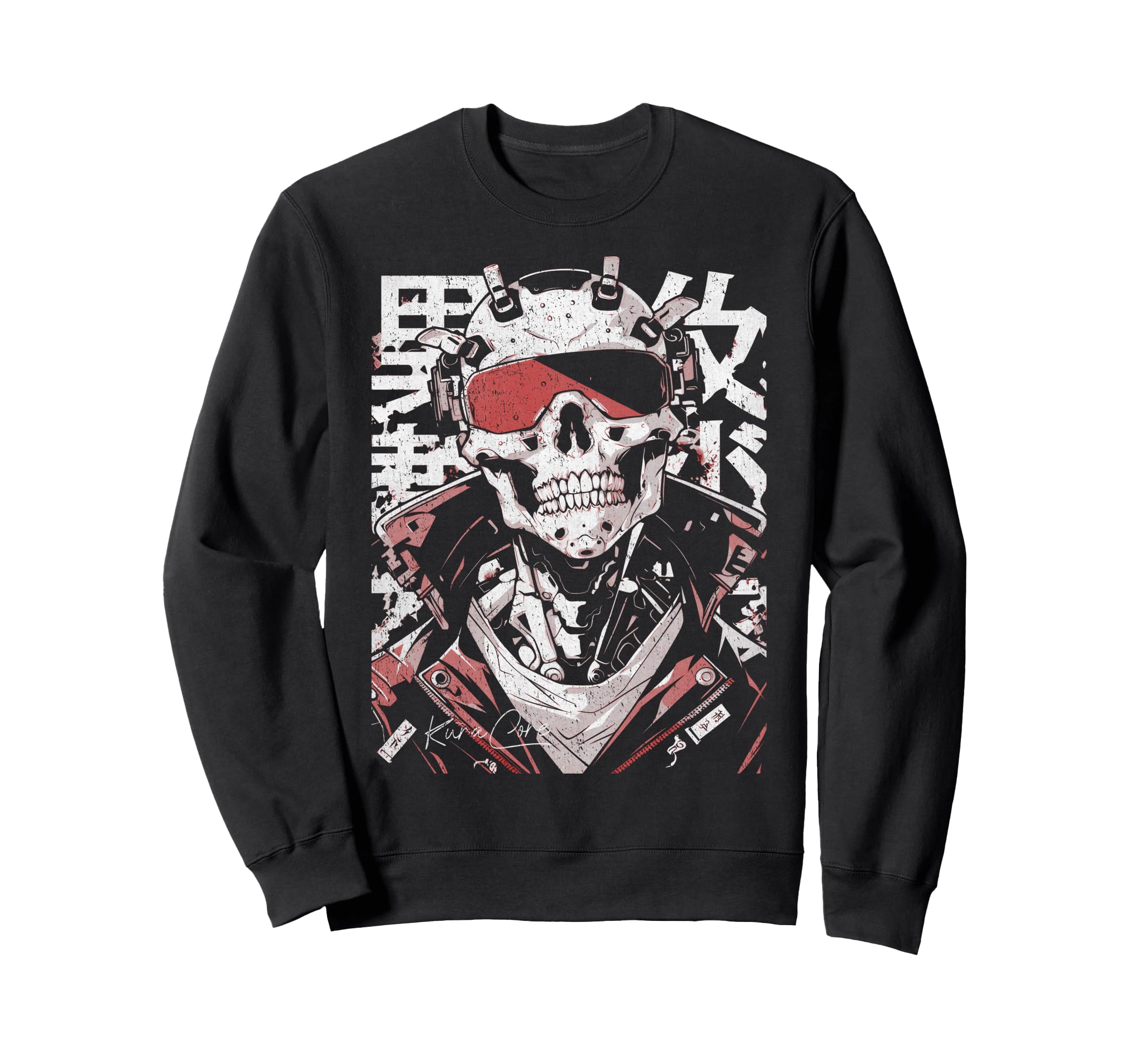 Japanese Streetwear Cyberpunk Y2K Sweatshirt - Streetwear Style Men Women - T-Shirt, Sweatshirt, Hoodie