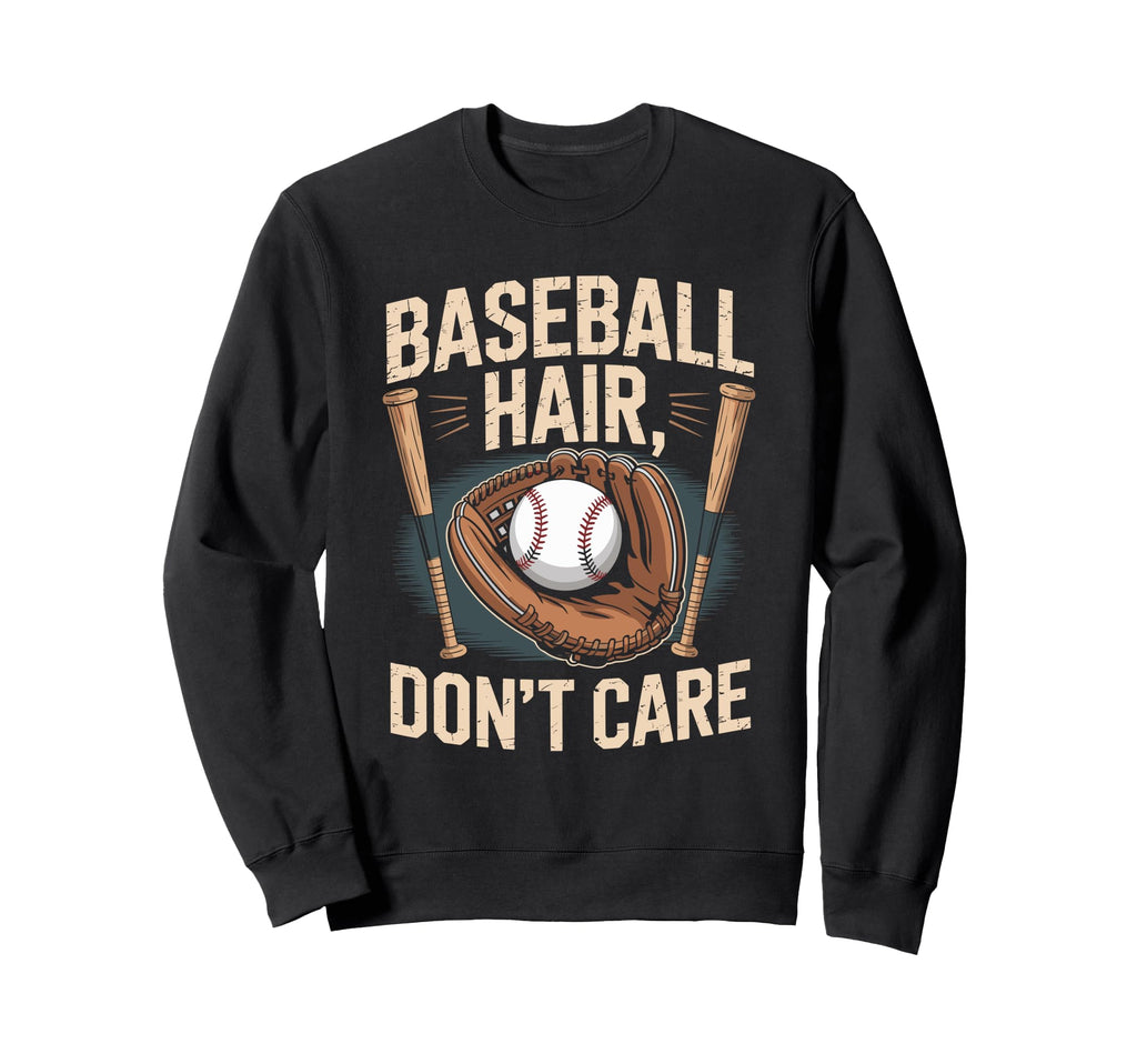 Baseball Player Mom And Coach Sweatshirt - Minimalist Print for Adults - T-Shirt, Sweatshirt, Hoodie