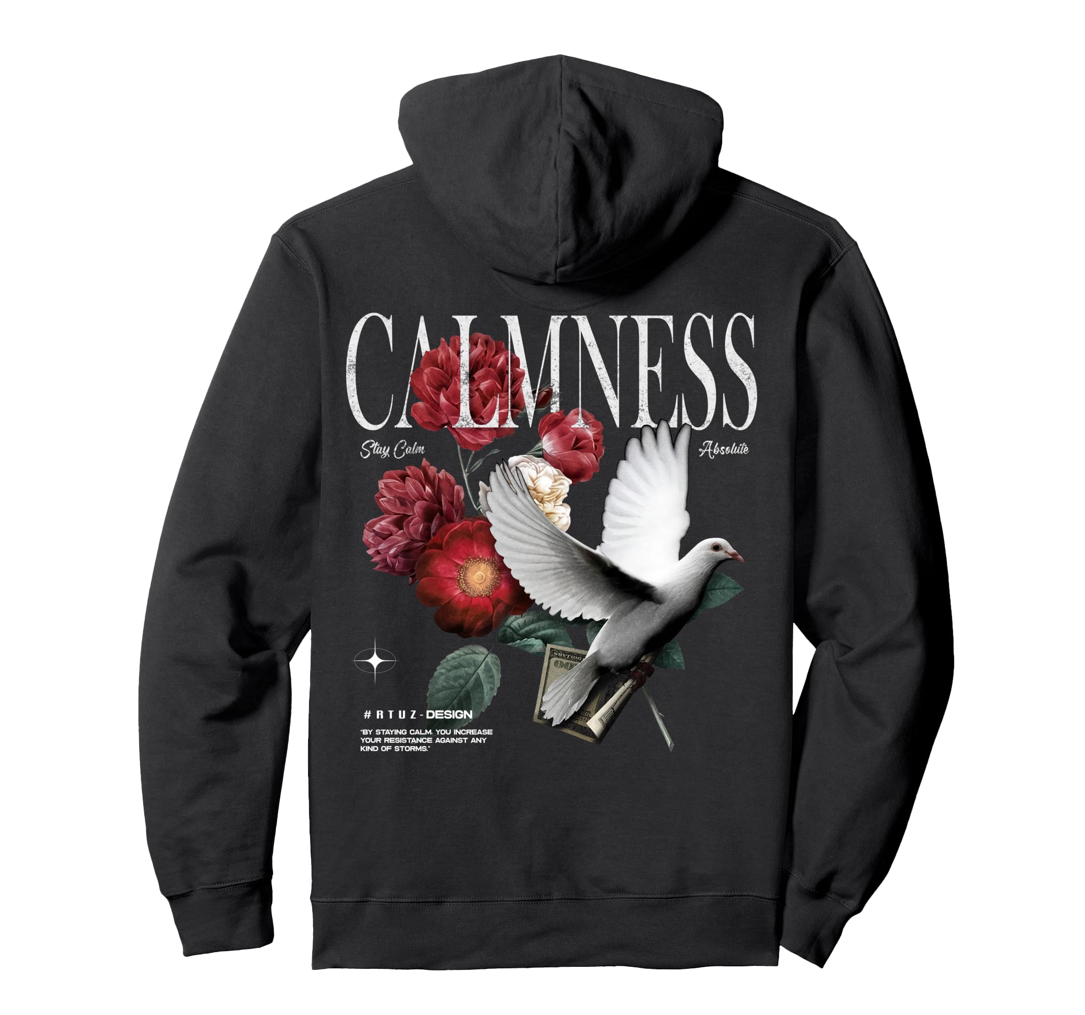 Hip Hop Hipster Edgy Urban Y2K Back Hoodie - Streetwear Style for Adults - T-Shirt, Sweatshirt, Hoodie