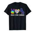 Peace Love Horses Sweatshirt - Unique Graphic for Adults - T-Shirt, Sweatshirt, Hoodie