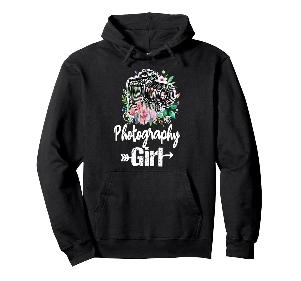 Womens Funny Photographer Camera Hoodie - Fun Novelty Design Men Women - T-Shirt, Sweatshirt, Hoodie