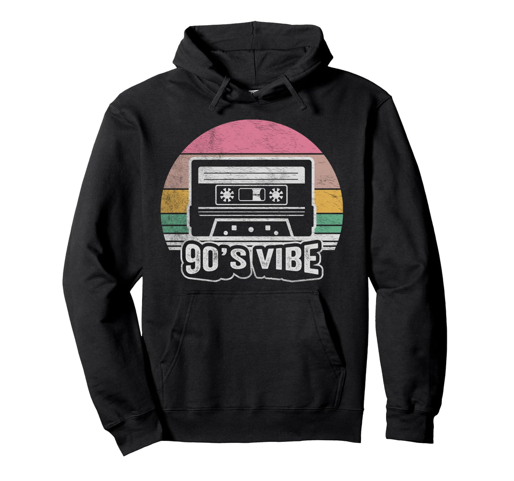 90S Vibe Music Cassette Tape Hoodie - Minimalist Print for Adults - T-Shirt, Sweatshirt, Hoodie