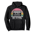 90S Vibe Music Cassette Tape Hoodie - Minimalist Print for Adults - T-Shirt, Sweatshirt, Hoodie