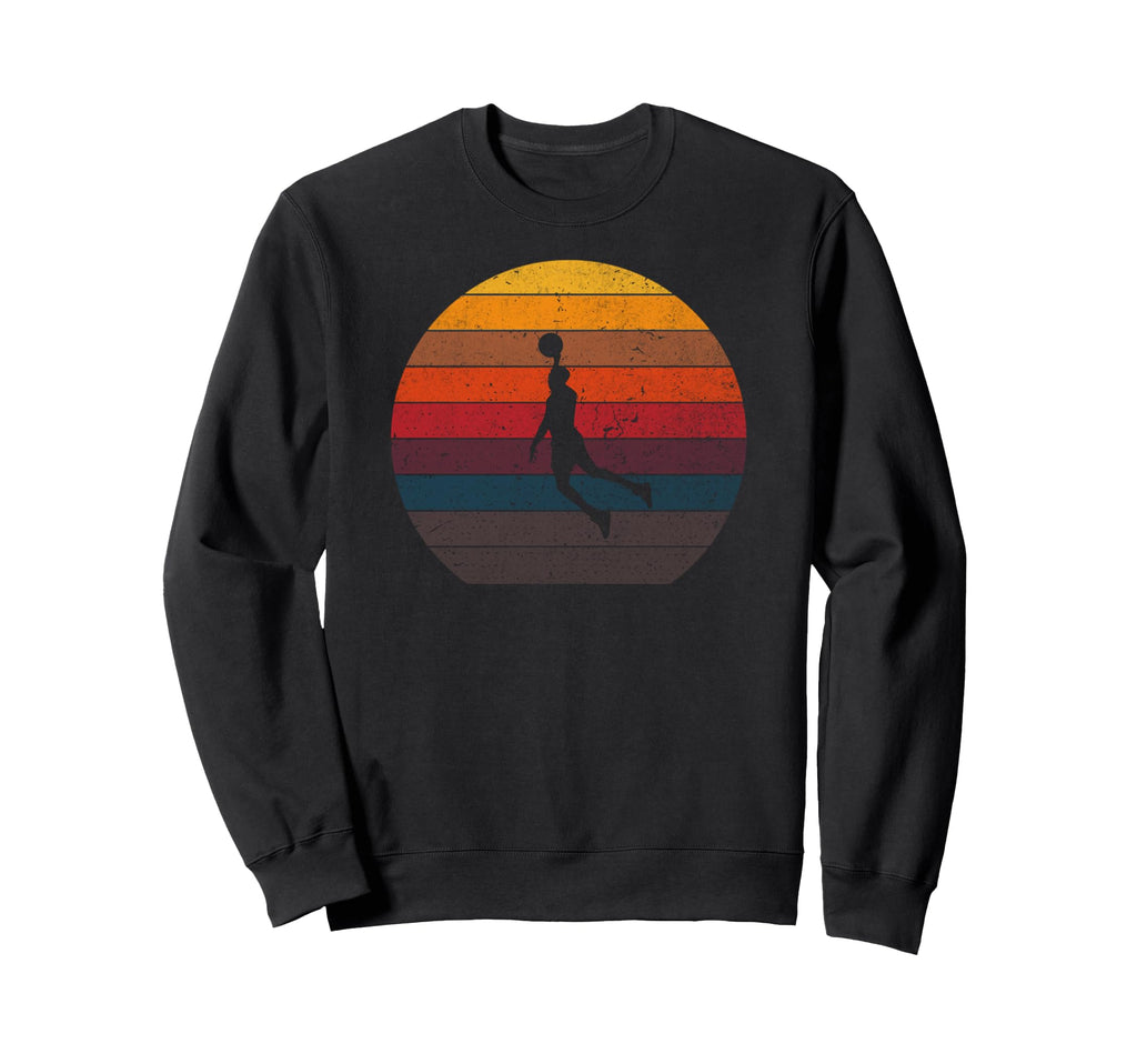 Love Basketball Sunset Sweatshirt - Trendy Graphic Unisex - T-Shirt, Sweatshirt, Hoodie
