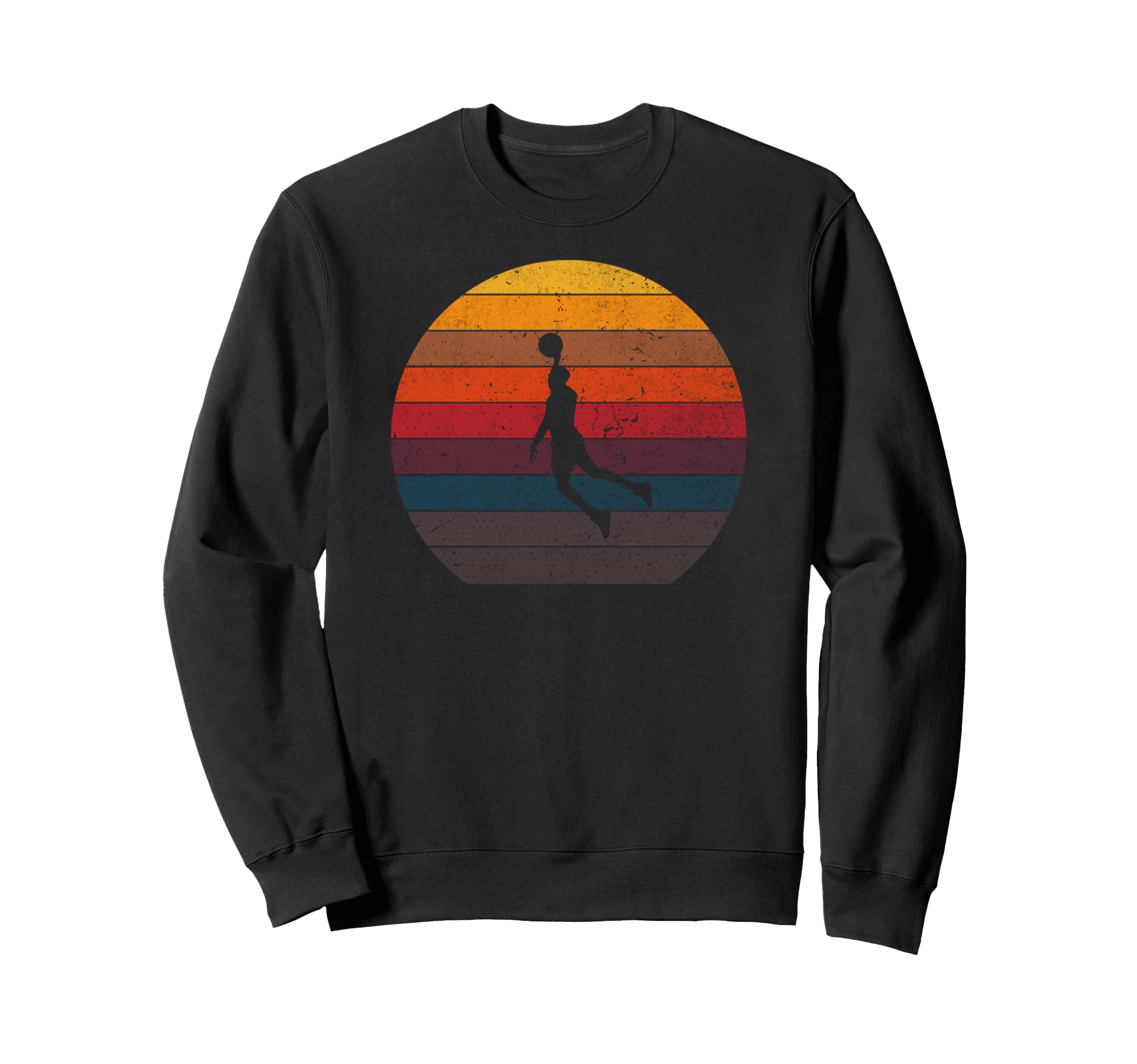 Love Basketball Sunset Sweatshirt - Trendy Graphic Unisex - T-Shirt, Sweatshirt, Hoodie
