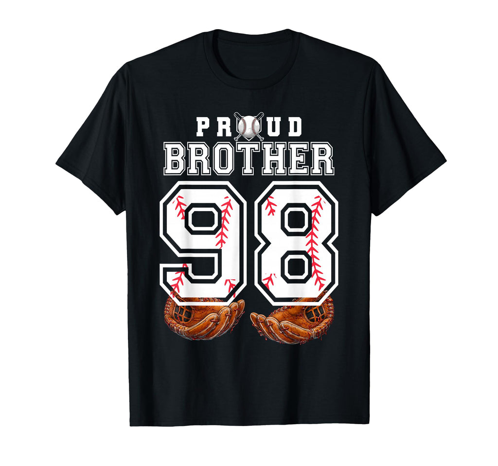 Proud Brother Baseball Player Number T-Shirt - Unique Graphic for Adults - T-Shirt, Sweatshirt, Hoodie