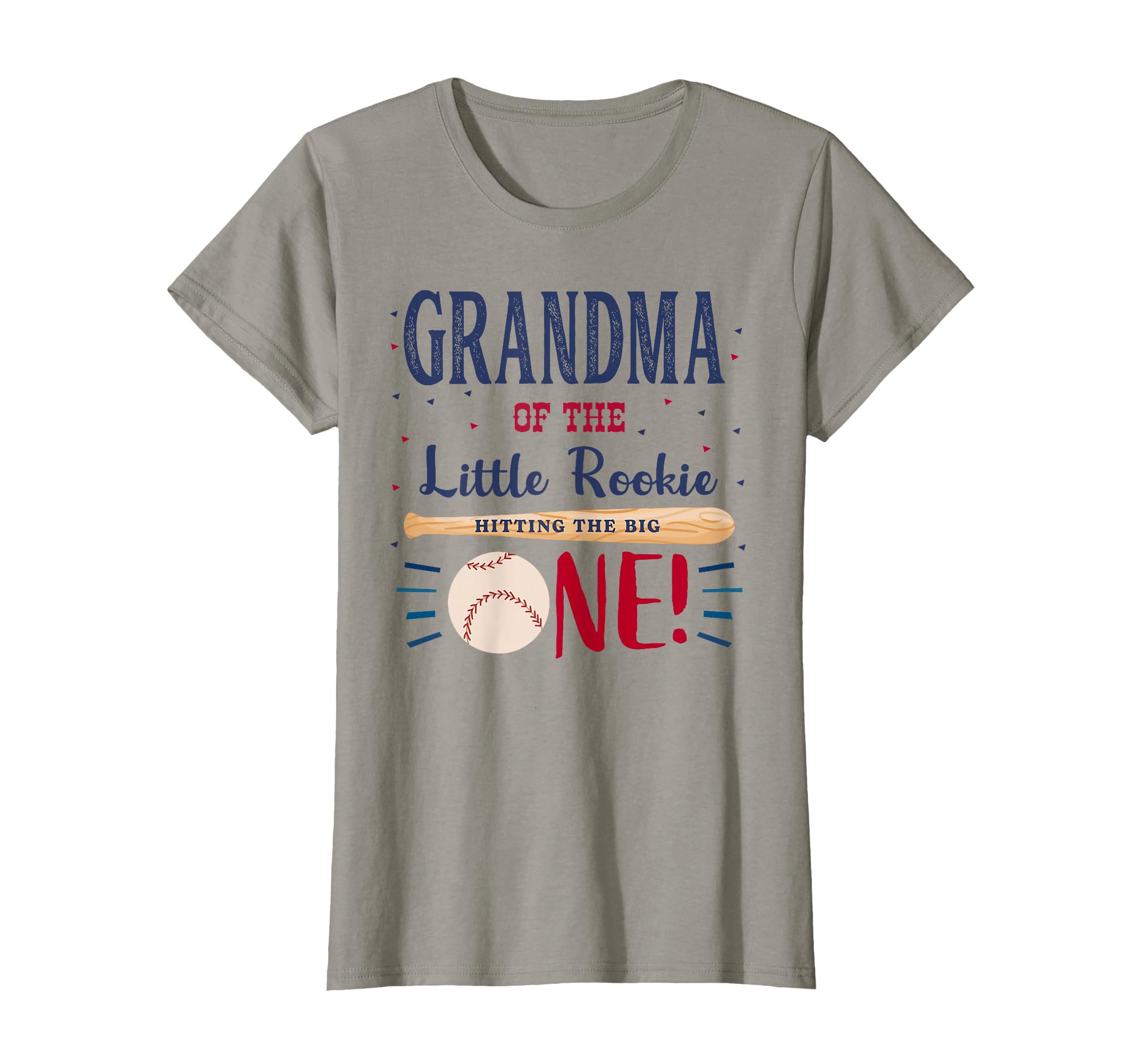 Grandma First Birthday Little Rookie T-Shirt - Novelty Apparel Unisex - T-Shirt, Sweatshirt, Hoodie