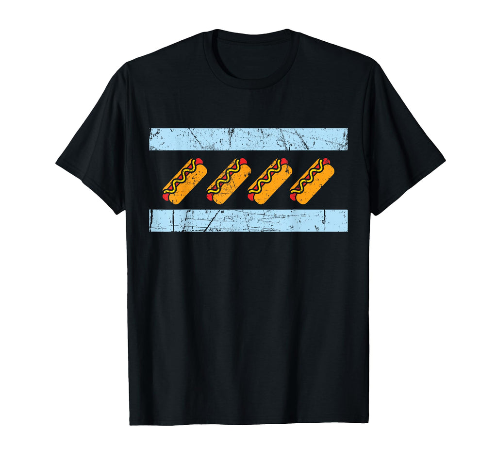 Chicago Flag Hotdog Funny Chicago Hot T-Shirt - Novelty Apparel Men Women - T-Shirt, Sweatshirt, Hoodie