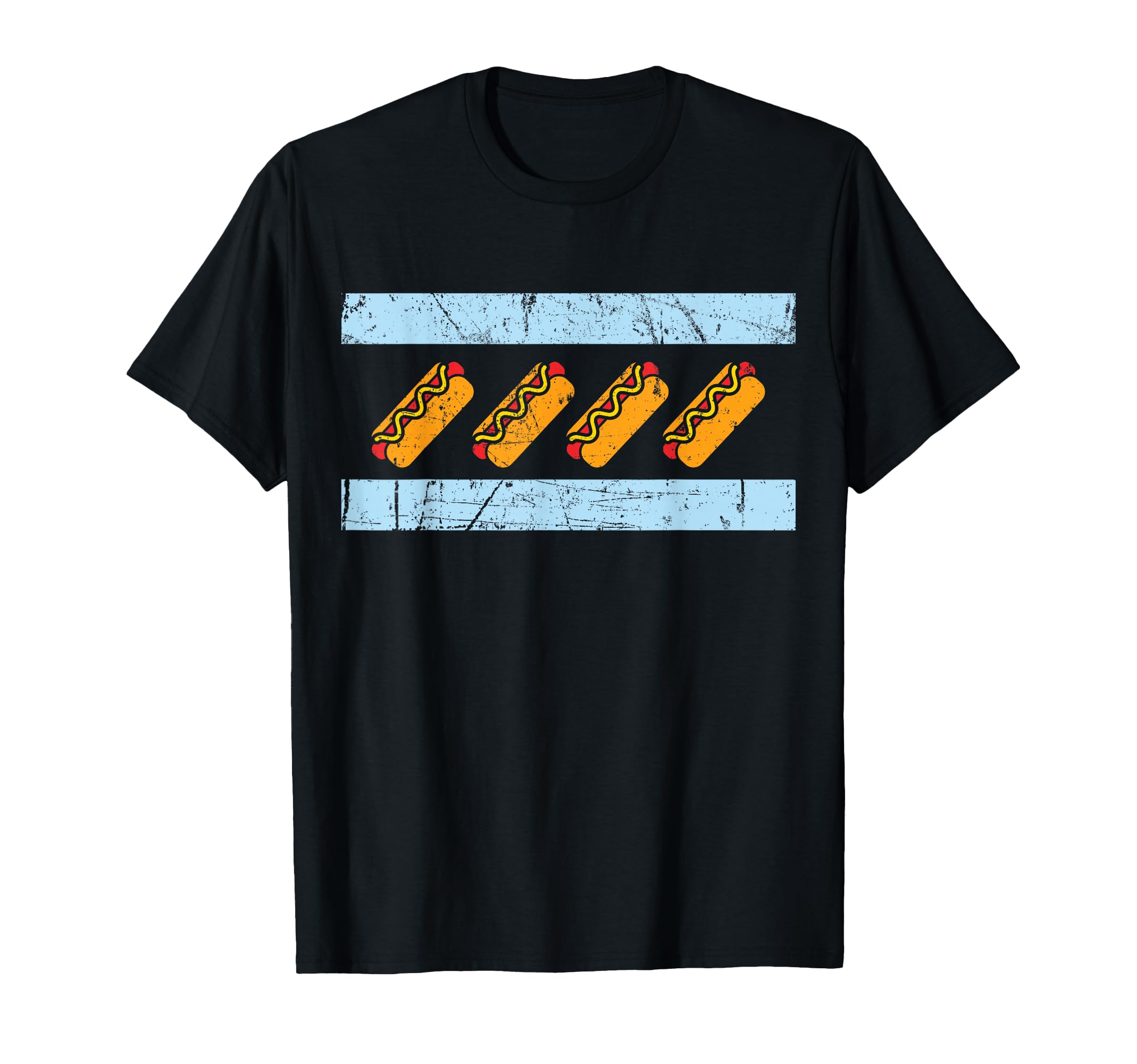 Chicago Flag Hotdog Funny Chicago Hot T-Shirt - Novelty Apparel Men Women - T-Shirt, Sweatshirt, Hoodie