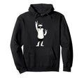 Llama Alpaca Double Rock Hand Signs Punk Hoodie - Streetwear Style Unisex - T-Shirt, Sweatshirt, Hoodie