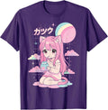 Anime Girl Strawberry Milk Kawaii Cute Pastel - Adult & Kids T-Shirts, Sweatshirts & Hoodies apparel design preview 1