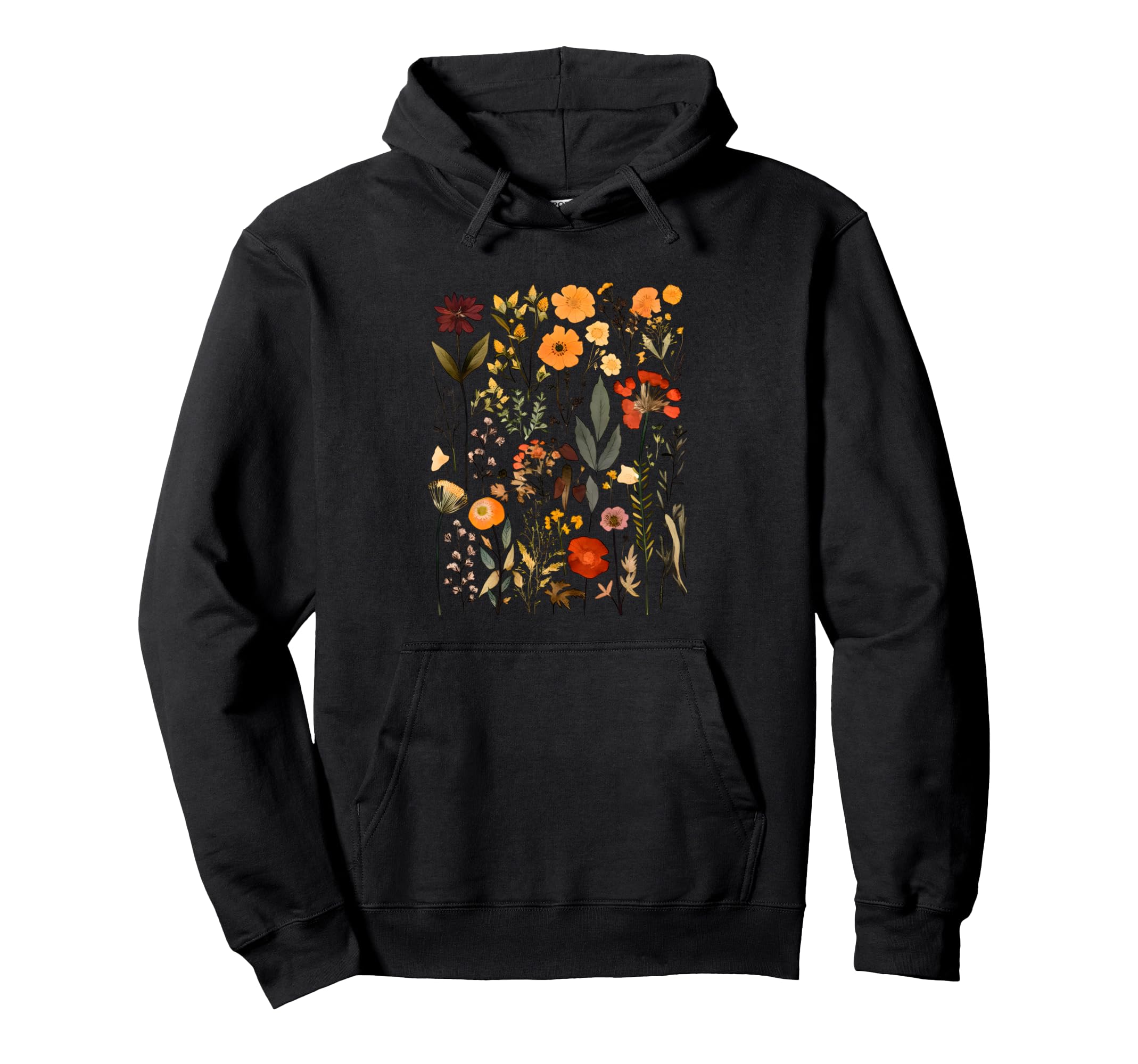Wildflowers Spring Boho Wild Flower Hoodie - Custom Art Print Unisex - T-Shirt, Sweatshirt, Hoodie