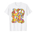 Peace Sign Love 60S 70S Costume T-Shirt - Streetwear Style for Adults - T-Shirt, Sweatshirt, Hoodie