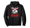 Baseball Dad Baseball Family Matching Hoodie - Streetwear Style for Adults - T-Shirt, Sweatshirt, Hoodie