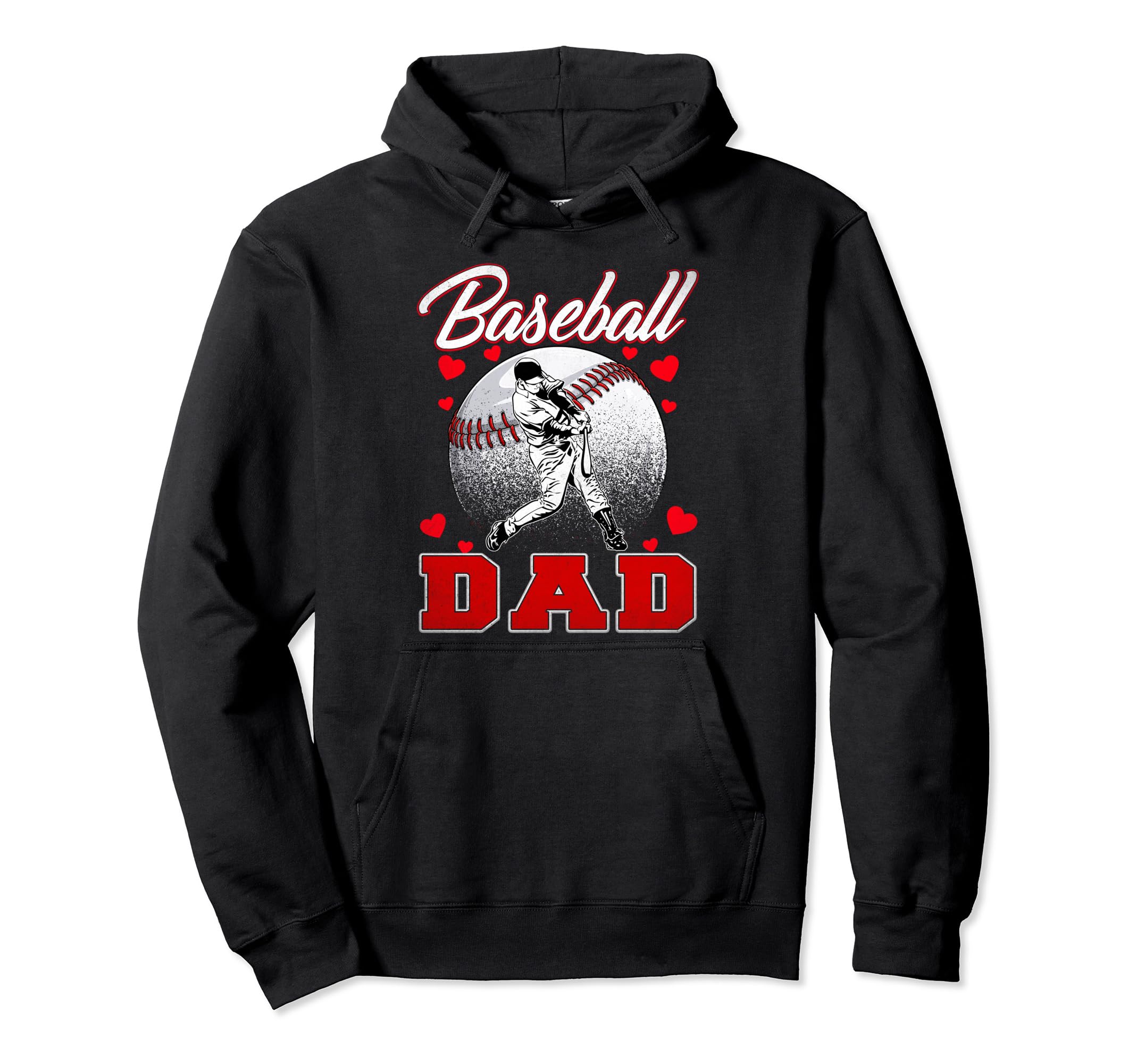 Baseball Dad Baseball Family Matching Hoodie - Streetwear Style for Adults - T-Shirt, Sweatshirt, Hoodie
