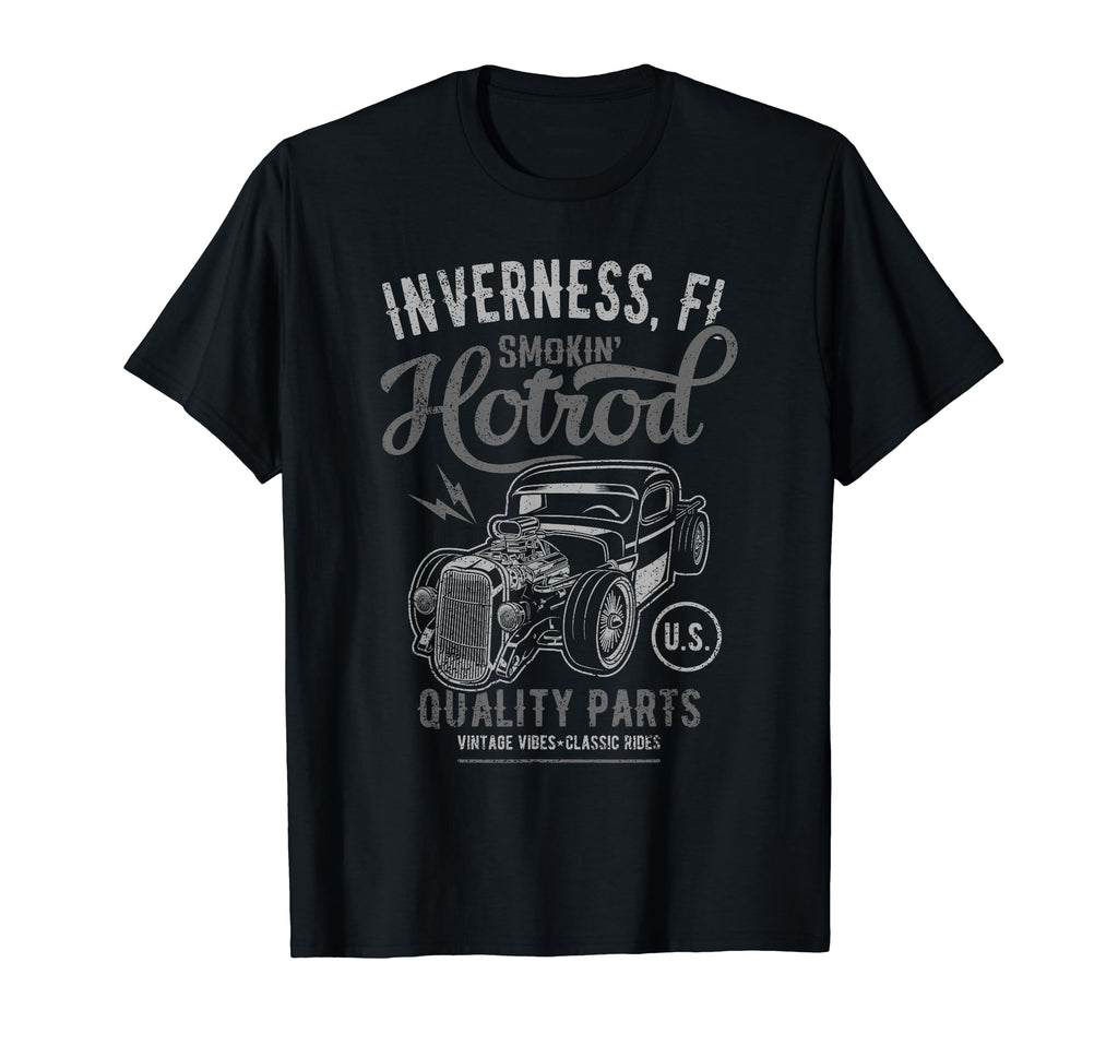 Inverness Florida Hotrod Car T-Shirt - Streetwear Style Men Women - T-Shirt, Sweatshirt, Hoodie