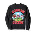 Cousin Crew Baseball Squad Matching Sweatshirt - Custom Art Print Unisex - T-Shirt, Sweatshirt, Hoodie