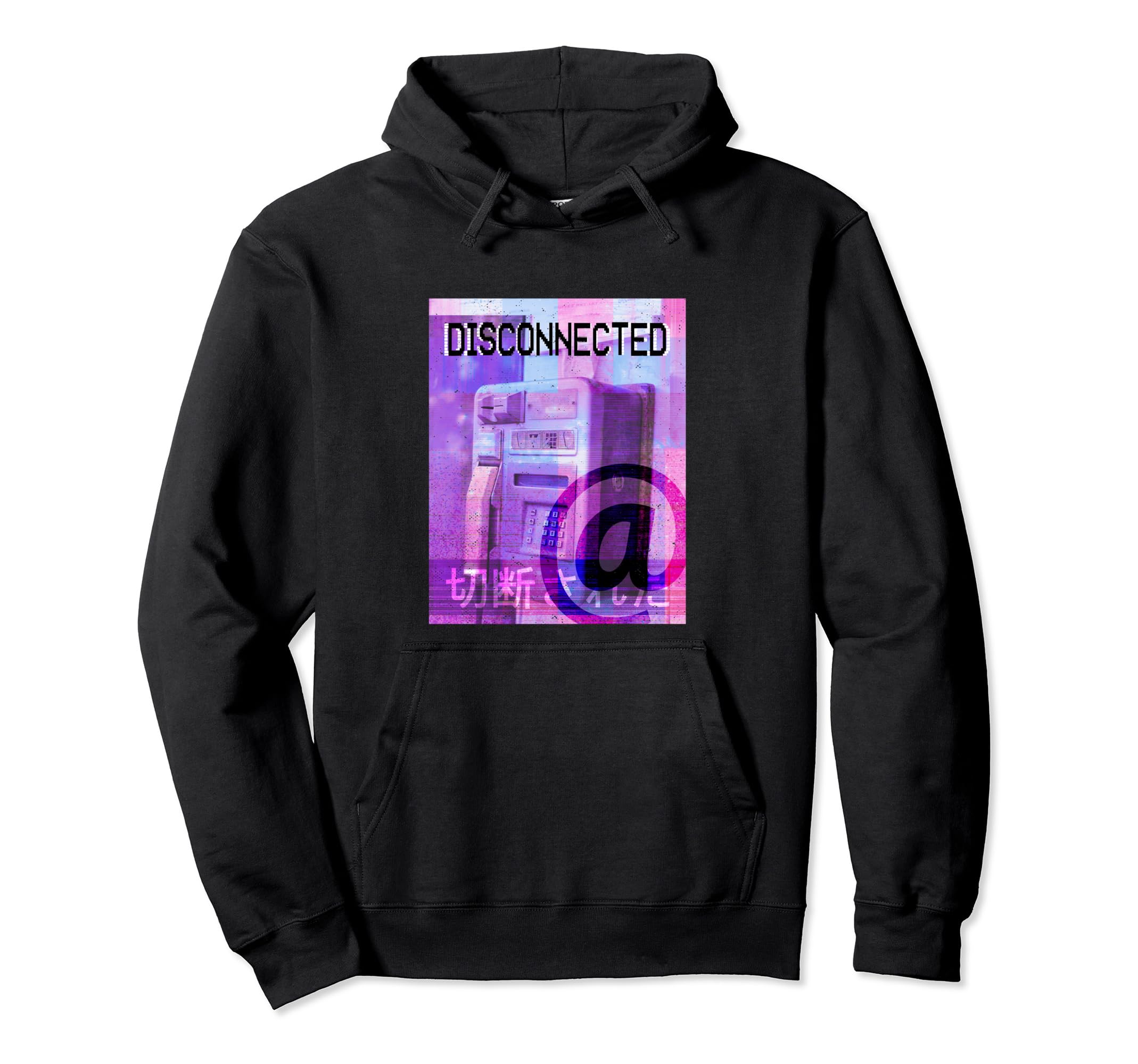 Disconnected Vaporwave Aesthetic Hoodie - Novelty Apparel Men Women - T-Shirt, Sweatshirt, Hoodie