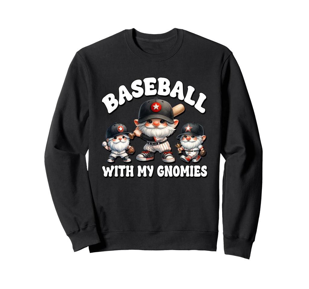 Baseball Gnome Grandpa Sayings Sweatshirt - Minimalist Print for Adults - T-Shirt, Sweatshirt, Hoodie