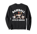 Baseball Gnome Grandpa Sayings Sweatshirt - Minimalist Print for Adults - T-Shirt, Sweatshirt, Hoodie