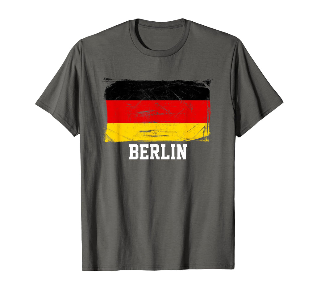 Berlin Distressed German Flag T-Shirt - Streetwear Style Unisex - T-Shirt, Sweatshirt, Hoodie