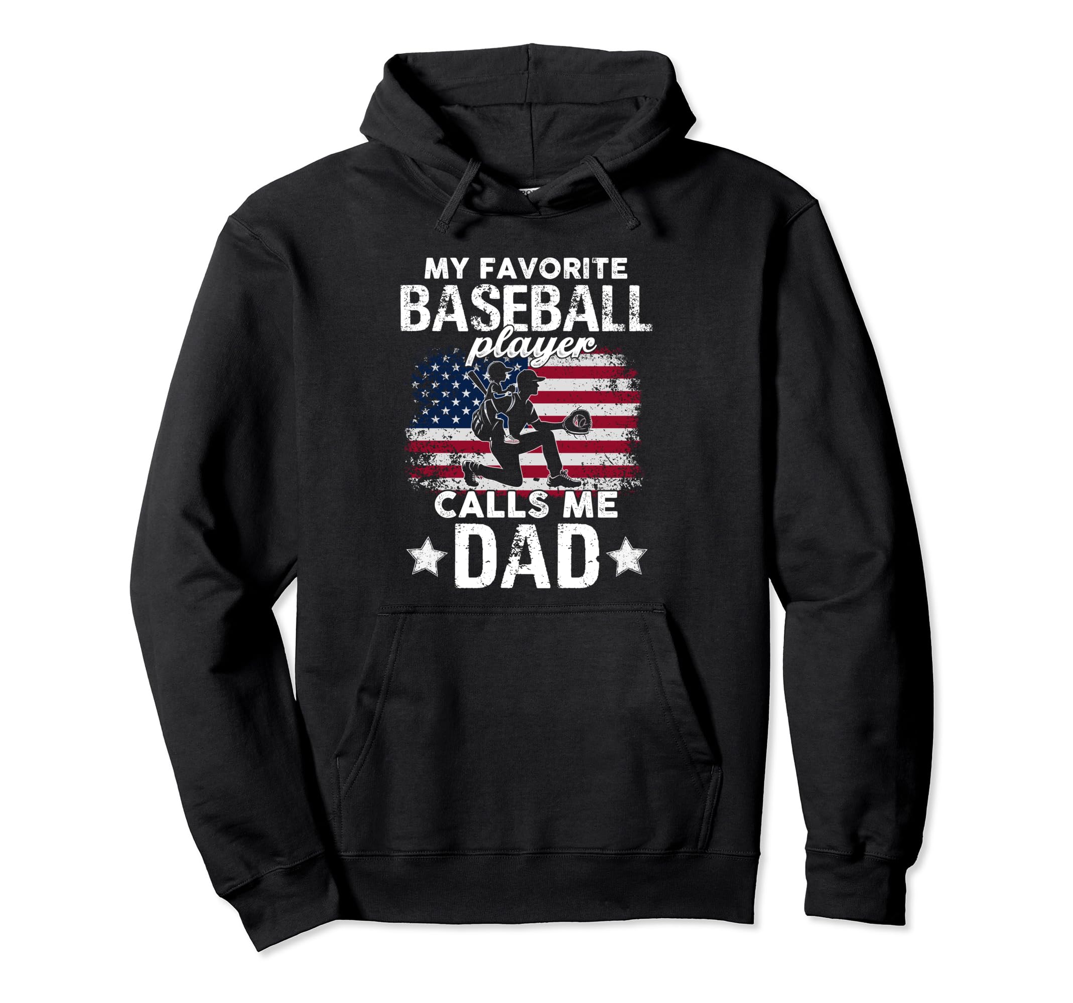 My Favorite Baseball Player Calls Hoodie - Casual Everyday Wear Men Women - T-Shirt, Sweatshirt, Hoodie