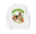 German Shepherd Dog Lover Groovy Sweatshirt - Minimalist Print Men Women - T-Shirt, Sweatshirt, Hoodie