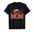 Leopard American Baseball Mom Mama T-Shirt - Streetwear Style Unisex - T-Shirt, Sweatshirt, Hoodie