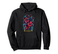 Raijin Oni Demon Japan Aesthetic Edgy Hoodie - Minimalist Print for Adults - T-Shirt, Sweatshirt, Hoodie