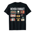 Never Forget 80S Audio Cassette Tape T-Shirt - Graphic Print Men Women - T-Shirt, Sweatshirt, Hoodie