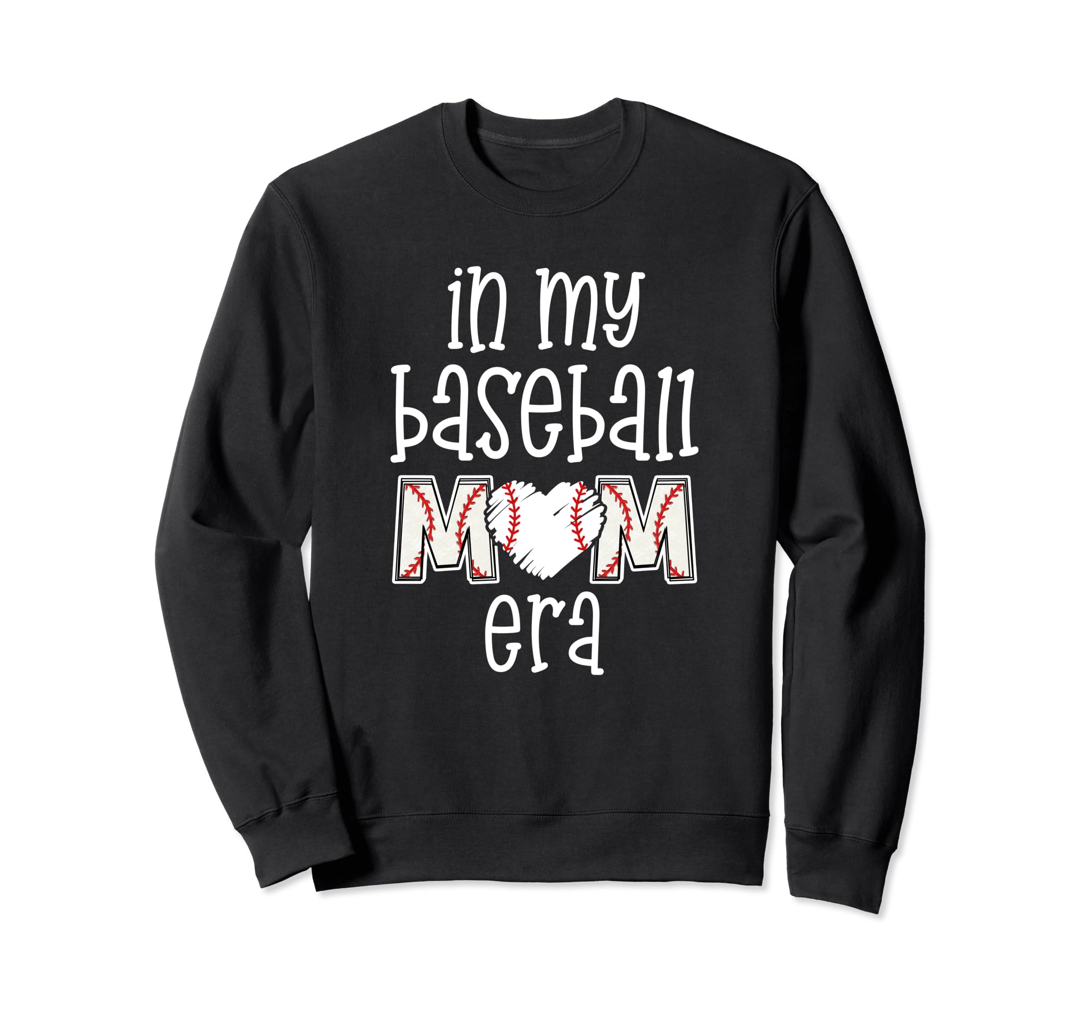 Baseball Mom Era Gift Gameday My Sweatshirt - Custom Art Print Men Women - T-Shirt, Sweatshirt, Hoodie