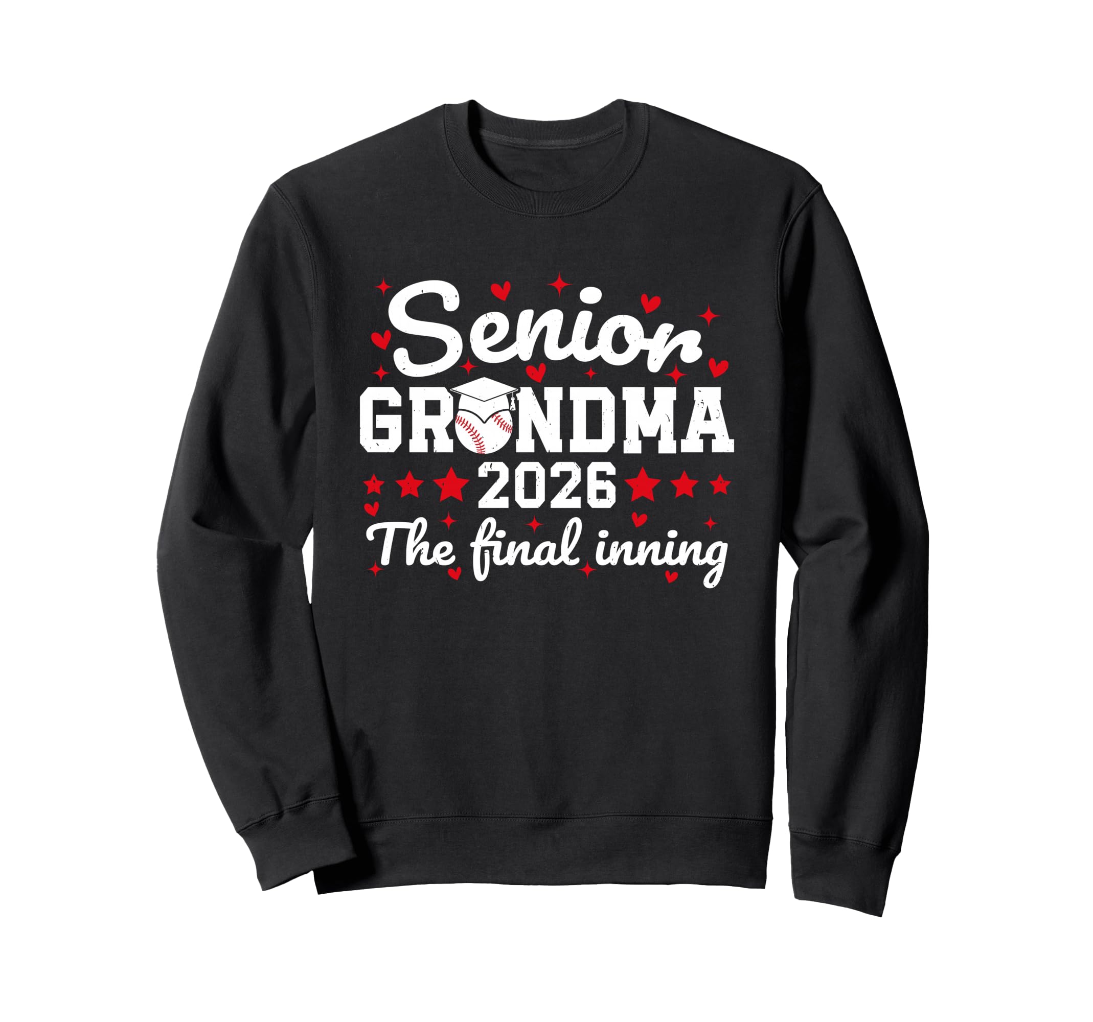 Senior Grandma 2026 Final Inning Sweatshirt - Minimalist Print Men Women - T-Shirt, Sweatshirt, Hoodie