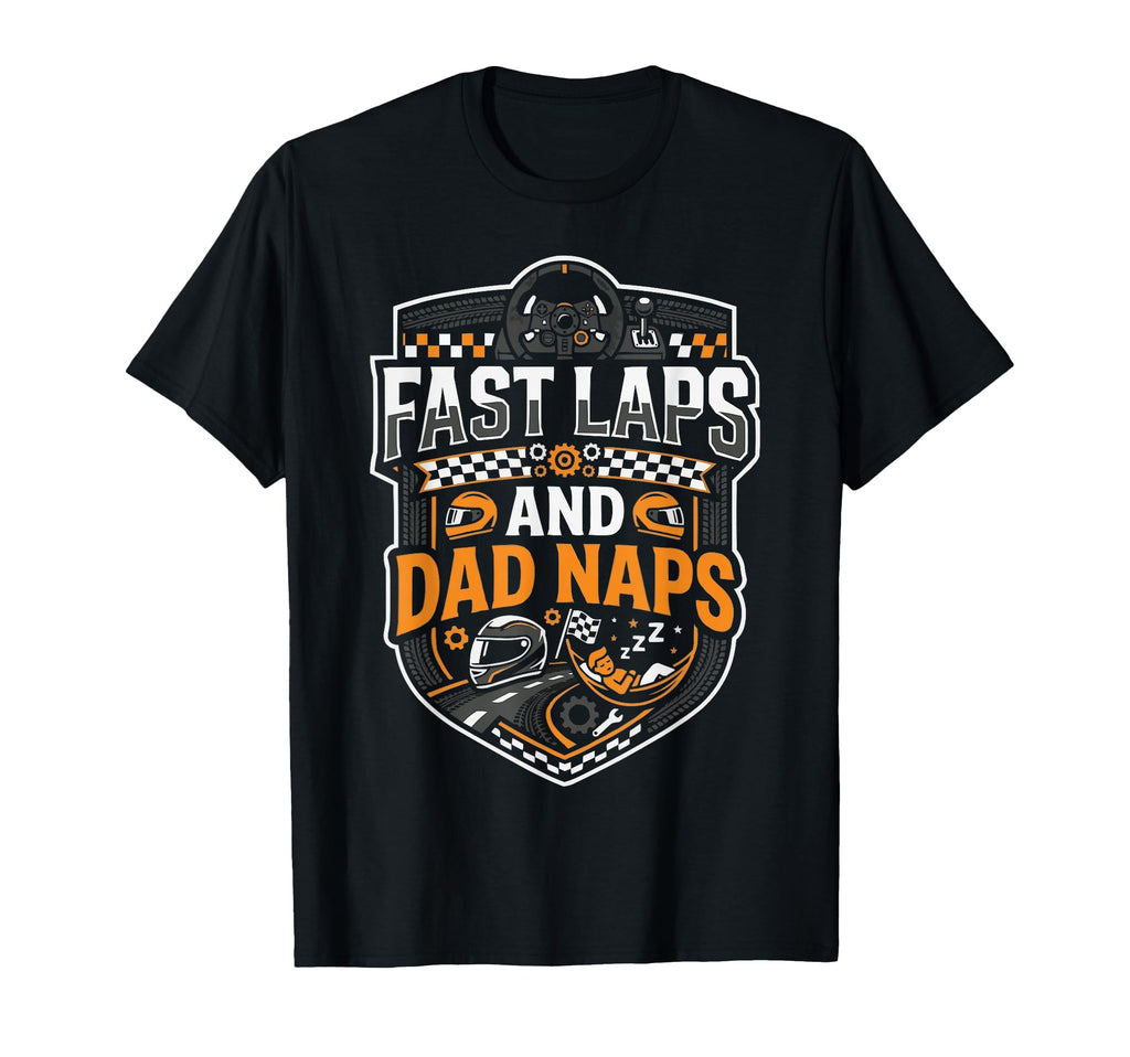 Sim Racing Dad Virtual Racing Game T-Shirt - Novelty Apparel for Adults - T-Shirt, Sweatshirt, Hoodie