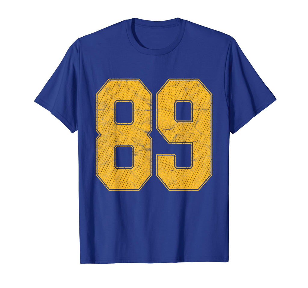Number 89 Numbered Uniform Sports T-Shirt - Aesthetic Graphic Men Women - T-Shirt, Sweatshirt, Hoodie
