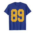 Number 89 Numbered Uniform Sports T-Shirt - Aesthetic Graphic Men Women - T-Shirt, Sweatshirt, Hoodie