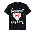 Baseball Sister Heart Proud Outfit T-Shirt - Graphic Print for Adults - T-Shirt, Sweatshirt, Hoodie