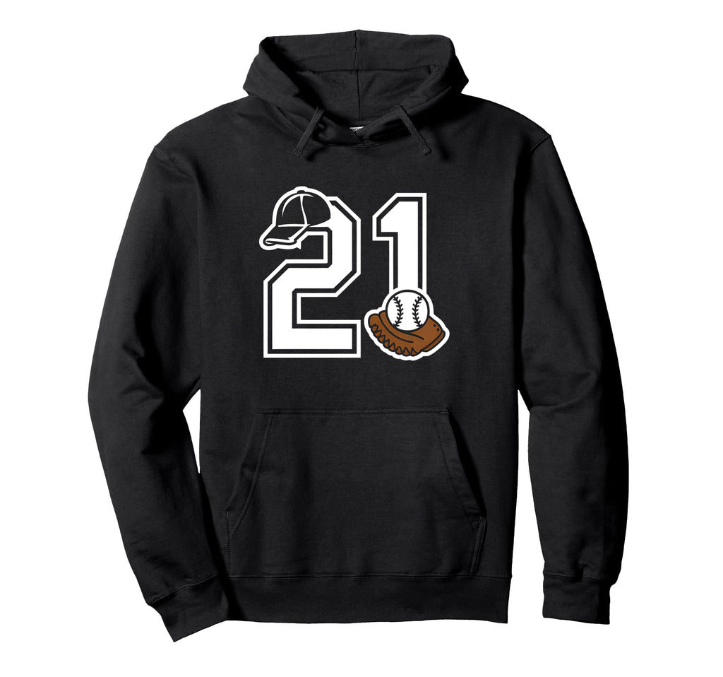 21St Birthday Baseball 21 Year Old Hoodie - Streetwear Style for Adults - T-Shirt, Sweatshirt, Hoodie