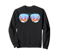 Baseball Sunglasses Ice Cream Drip Sweatshirt - Novelty Apparel for Adults - T-Shirt, Sweatshirt, Hoodie